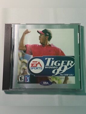 Tiger Woods 99 PGA Tour Golf PC CD-ROM EA Sports Windows Computer Game